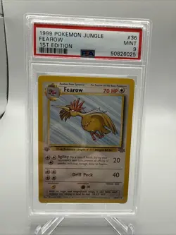 PSA 9 Fearow 36/64 Jungle 1st Edition MINT WOTC 1999 - Image 1
