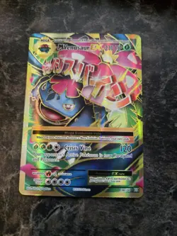 Pokemon TCG M Venusaur EX (Full Art) Ultra Rare XY - Evolutions 100/108 NM - Image 1