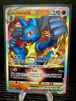Lucario VSTAR SWSH214 SWSH: Sword & Shield Black Star Promo Pokemon TCG Card NM - Image 1