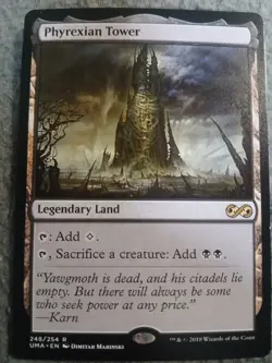 MTG Phyrexian Tower Ultimate Masters Magic The Gathering - Image 1