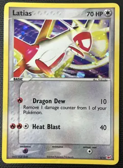 Latias 4/10 Ex Trainer Kit Holo Rare Promo Pokemon Card LP - Image 1