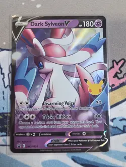 Dark Sylveon V SWSH134 SWSH: Sword & Shield Promo Cards Holo - Image 1