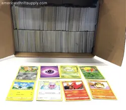 15.7+ lb Bulk Pokemon Card Lot Commons Uncommons WOTC & Modern Nintendo TCG - Image 1