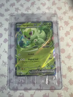 Sprigatito ex 087 Sv: Scarlet & Violet Promo Cards Holo Sealed Black Star Promo - Image 1