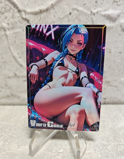 Jinx Trading Card Waifu Goddess Story Anime Girl holo Karte Manga Full Art - Image 1