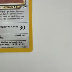 Pokemon TCG Light Togetic Neo Destiny 15 Holo Unlimited Holo Rare - Image 3