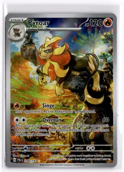 Pokemon TCG Pyroar 200/193 Sv02: Paldea Evolved Illustration Rare - Image 1