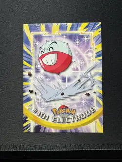 Topps Pokemon Electrode #101 Blue Logo TV Animation - Image 4