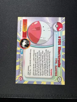 Topps Pokemon Electrode #101 Blue Logo TV Animation - Image 5