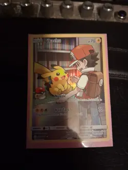 Pokemon Pikachu Full Art Secret Rare Holo Sm-Cosmic Eclipse 241/236 Card - Image 3