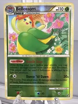 Pokemon Bellossom Reverse Holo Rare HGSS Undaunted 1/90 NM - Image 1