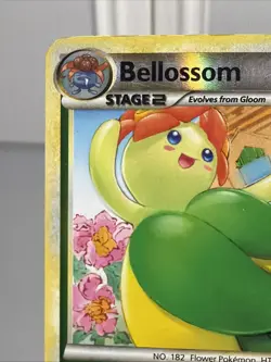 Pokemon Bellossom Reverse Holo Rare HGSS Undaunted 1/90 NM - Image 2