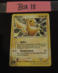 Pikachu 012 Black Star Promo - Holo - WOTC VINTAGE Pokemon Card - LP/Played - Image 1