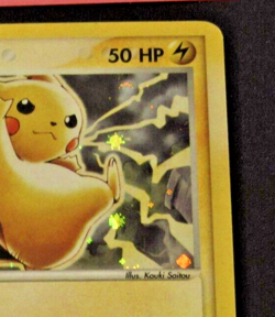 Pikachu 012 Black Star Promo - Holo - WOTC VINTAGE Pokemon Card - LP/Played - Image 3