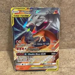 Reshiram & Charizard GX Ultra Rare SM - Unbroken Bonds 20/214 Pokemon 2019 MP - Image 2