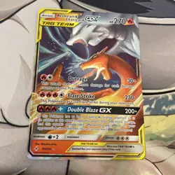 Reshiram & Charizard GX Ultra Rare SM - Unbroken Bonds 20/214 Pokemon 2019 MP - Image 3