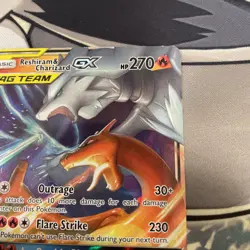Reshiram & Charizard GX Ultra Rare SM - Unbroken Bonds 20/214 Pokemon 2019 MP - Image 5