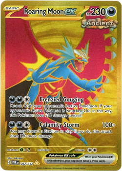 Roaring Moon ex - 262/182 - Paradox Rift - Hyper Rare - Pokemon English NM - Image 1