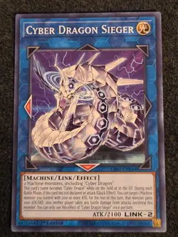 Yugioh Cyber Dragon Sieger LDS2-EN034 Common 1st Ed NM - Image 1