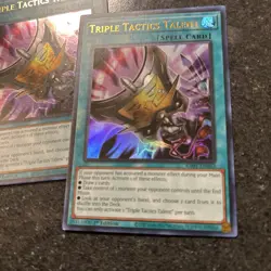 **TRIPLE TACTICS TALENT x2 ULT RARE & x1 SUPER RARE 1ST ED RA01-EN063 YUGIOH - Image 2