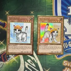 Yugioh! Rescue Cat MGED-EN006 Gold Rare 1st Edition x2 NM - Image 1