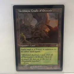 MTG - Yavimaya, Cradle of Growth (Retro Frame) (Foil Etched) - - - Foil - Image 1