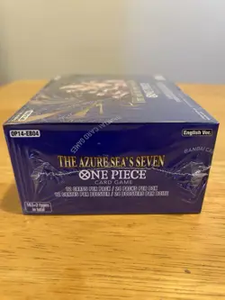One Piece TCG: The Azure Sea's Seven (OP 14) Booster Box English Sealed New - Image 3
