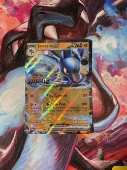 Lucario ex 051/131 Sv: STAMPED Prismatic Evolutions Holo RR NM Pokemon Card 2025 - Image 1