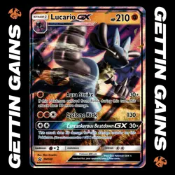 Lucario GX - SM100 - Black Star Promo - Pokemon Card - NM/M - Image 1
