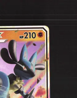 Lucario GX SM100 Sun & Moon Black Star Promo Holo Pokemon Card NM - Image 4