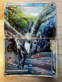 Pokemon TCG Lugia LEGEND Heartgold & Soulsilver 113+114/123 Holo Holo Rare - Image 1