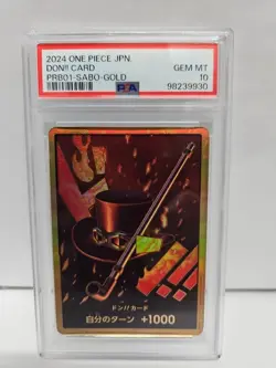 PSA 10 One Piece Card Game Don!! Card: Sabo Super Parallel Japanese PSA10 - Image 1