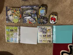 Pokemon Card Collection - Amount: 2 bags, 2 collector tins, and 2 binders full - Image 2