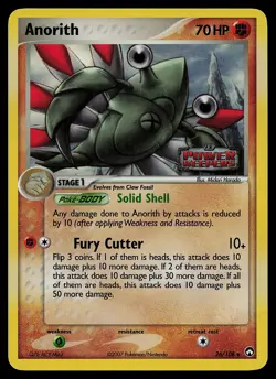 Pokemon Card - Anorith Power Keepers 26/108 Uncommon Reverse Holo Stamped - Image 1