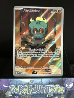 Pokemon Card Marshadow 146/132 Mega Evolution Illustration Rare Near Mint - Image 1