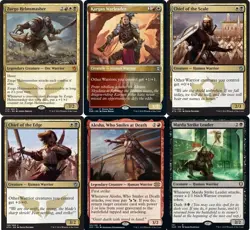 MTG Commander EDH Deck Zurgo Helmsmasher 100 Magic Cards Warrior Tribal - NM - Image 1