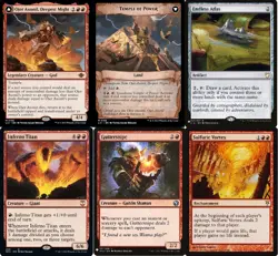 MTG Commander EDH Deck Ojer Axonil, Deepest Might 100 Magic Cards - Burn - NM - Image 1