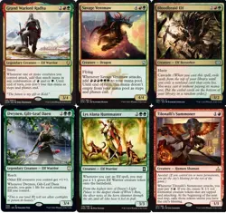 Custom Commander Deck -Grand Warlord Radha - Aggro Elves - Elf Magic Cards - NM - Image 1