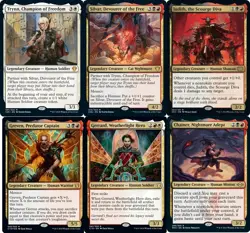 Custom Commander Deck - Trynn & Silvar - Human Aristocrats - EDH Magic Cards NM - Image 1