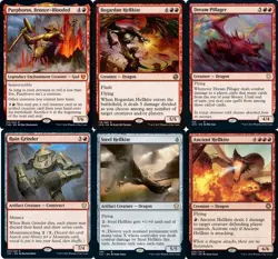MTG Commander EDH Deck Purphoros, Bronze-Blooded 100 Cards Deck Mono Red - NM - Image 1