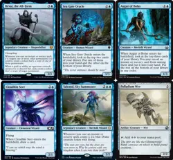 MTG Commander EDH Deck Orvar, the All-Form 100 Cards Custom Deck Mono Blue - NM - Image 1