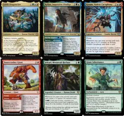 MTG Commander EDH Deck Eshki Dragonclaw 100 Cards Custom Temur Voltron - NM - Image 1