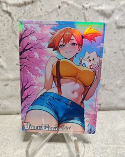 Misty Trading Card Waifu Goddess Story Anime Girl holo Karte Manga Full Art - Image 1