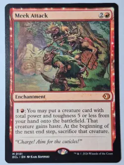 Meek Attack - Lorwyn Eclipsed - Regular - NM - Magic: The Gathering - Image 1