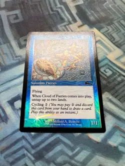 MTG Foil Cloud of Faeries NM- Unplayed Urza's Legacy - Image 2