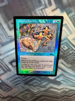 MTG Foil Cloud of Faeries NM- Unplayed Urza's Legacy - Image 3