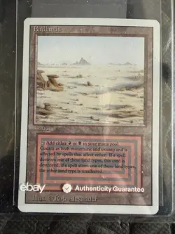 MTG Badlands (Revised) Magic The Gathering Badlands NM - Image 1