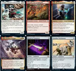 MTG Commander EDH Deck Arden Intrepid Archaeologist & Rograkh, Son of Rohgahh NM - Image 1