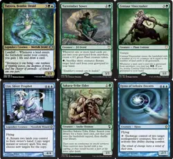 Custom Commander Deck Tatyova Benthic Druid - Landfall EDH Magic the Gathering - Image 1