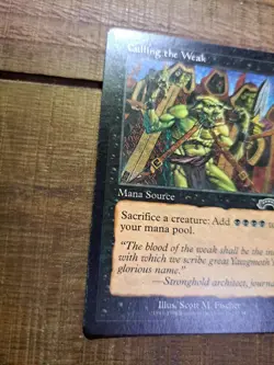 Culling the Weak - Exodus (EXO) #55 Non-Foil LP Magic the Gathering - Image 2